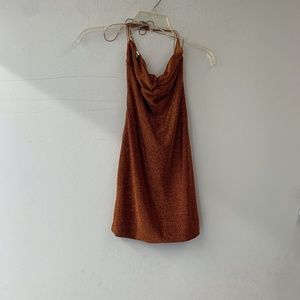 Meshki Rust Mini Dress